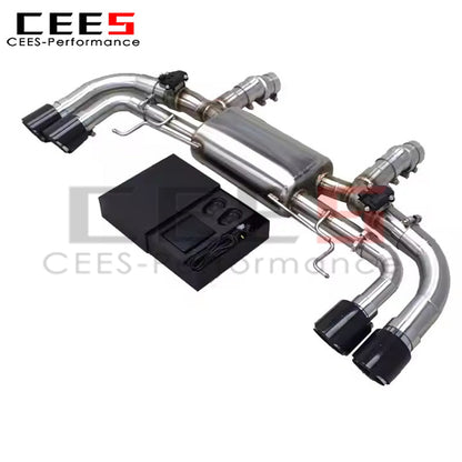 cees Stainless Steel Axle Back Exhaust Middle Pipes for BMW M550 M550i G30/N63 4.4TT 2017-2024 Racing Sport Exhaust System Assembly