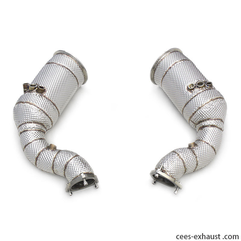 Audi RSQ8 Stainless Steel Catted Header Downpipe Exhaust System