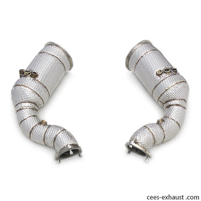 Audi RSQ8 Stainless Steel Catted Header Downpipe Exhaust System