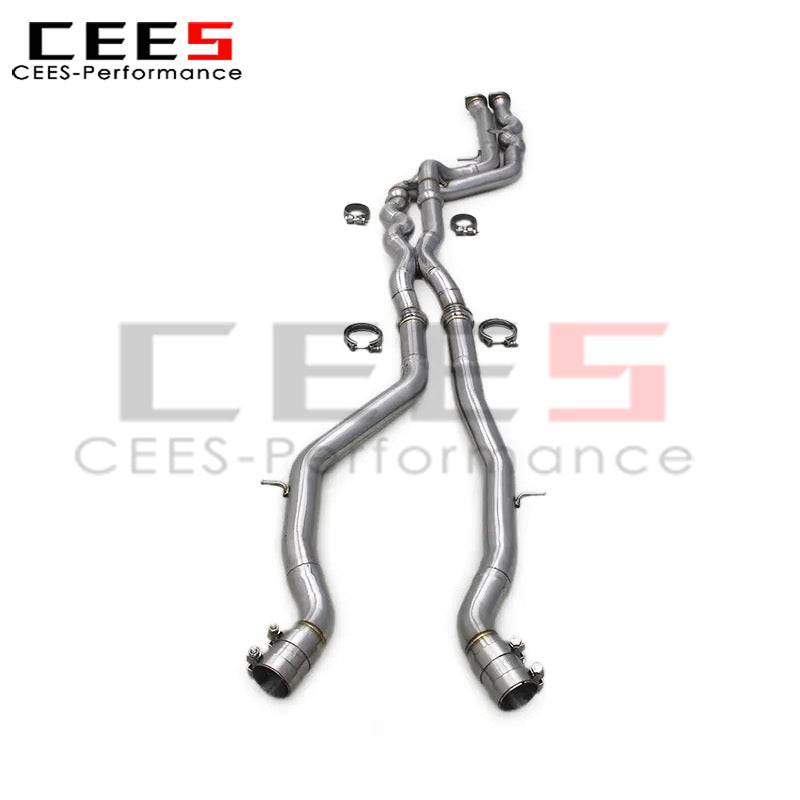 CEES Factory competitive price hot sale Equal length Mid pipe For BMW M3/M4 F80 F82 F83 S55 3.0T 2014-2019 Stainless Steel