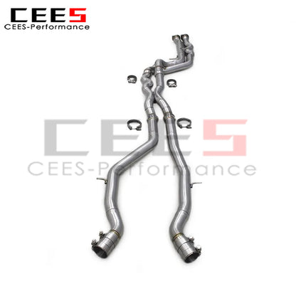 CEES Factory competitive price hot sale Equal length Mid pipe For BMW M3/M4 F80 F82 F83 S55 3.0T 2014-2019 Stainless Steel