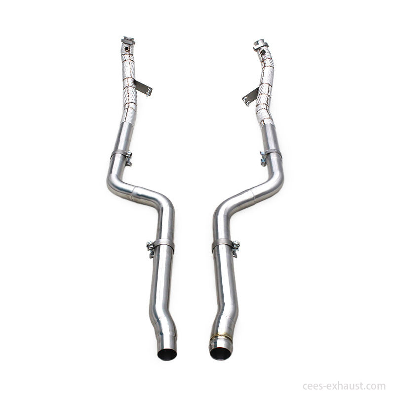 Mercedes-Benz CLS350 3.5L Stainless Steel Heat shield Downpipe Exhaust System