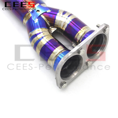 CEES Mid Pipe Exhaust System For BMW X3M/X4M F97/F98 3.0T 2019-2024 High Performance Stainless Steel/Titanium Exhaust Pipe