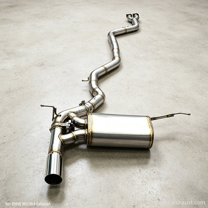 BMW M3/M4 F80/F82 3.0T Electronic-Valve Sport Exhaust with Left-Side Outlet