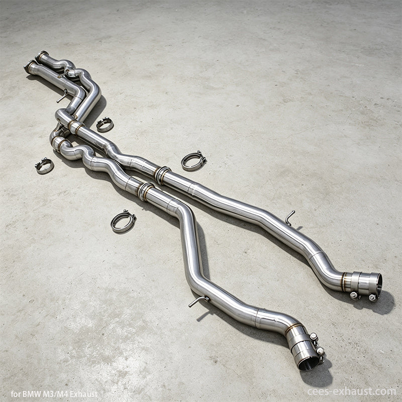 f82 m4 equal length midpipe exhaust sound
