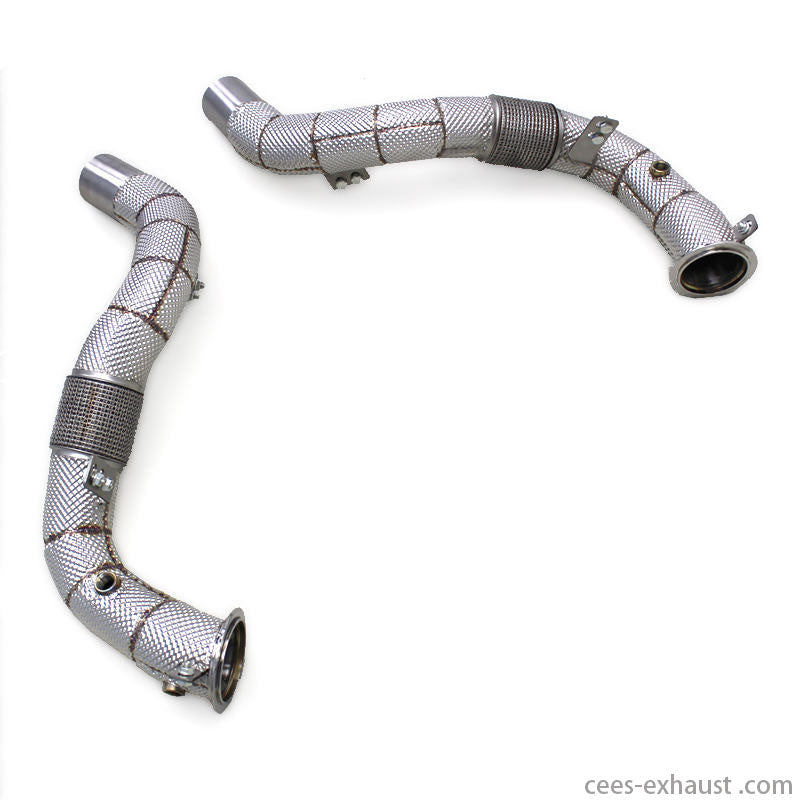 BMW X5M/X6M F85/F86 4.4T 2015-2019 Stainless Steel High-Flow Downpipe Exhaust System