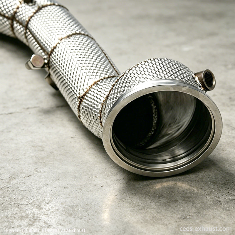 ferrari 12 cilindri downpipe