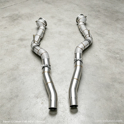 ferrari 12 cilindri exhaust pipe