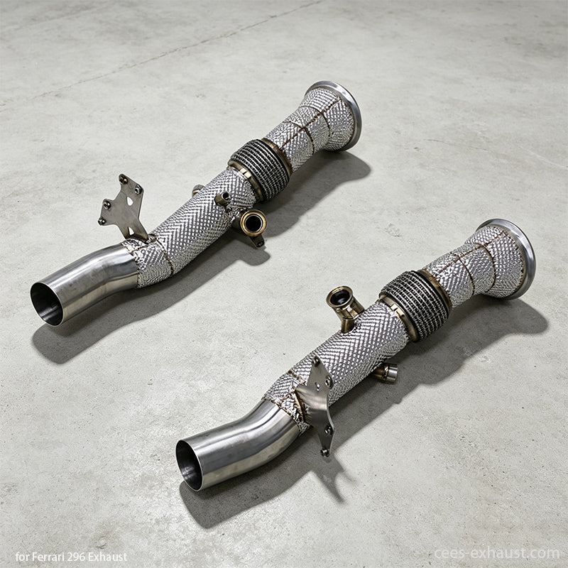 ferrari 296 downpipe