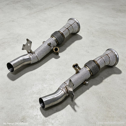 ferrari 296 downpipe