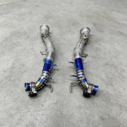 ferrari 296 exhaust