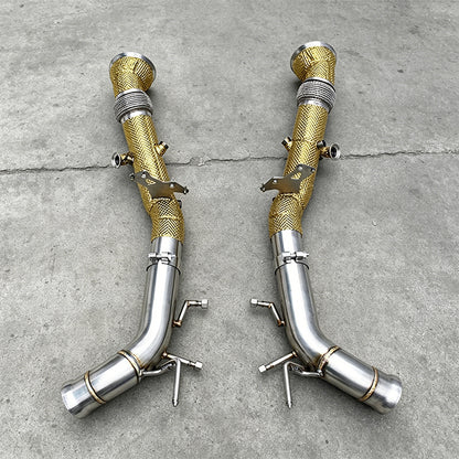 ferrari 296 exhaust system