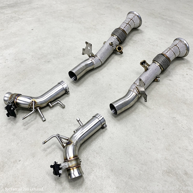 ferrari 296 exhaust upgrade