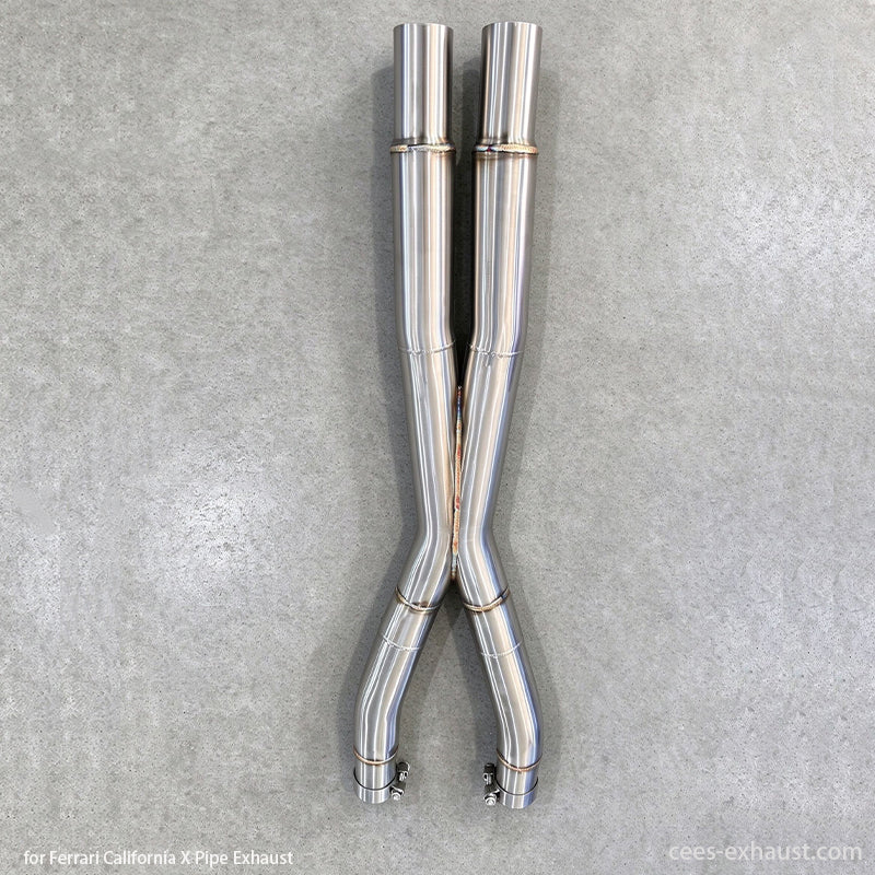 ferrari california midpipe exhaust