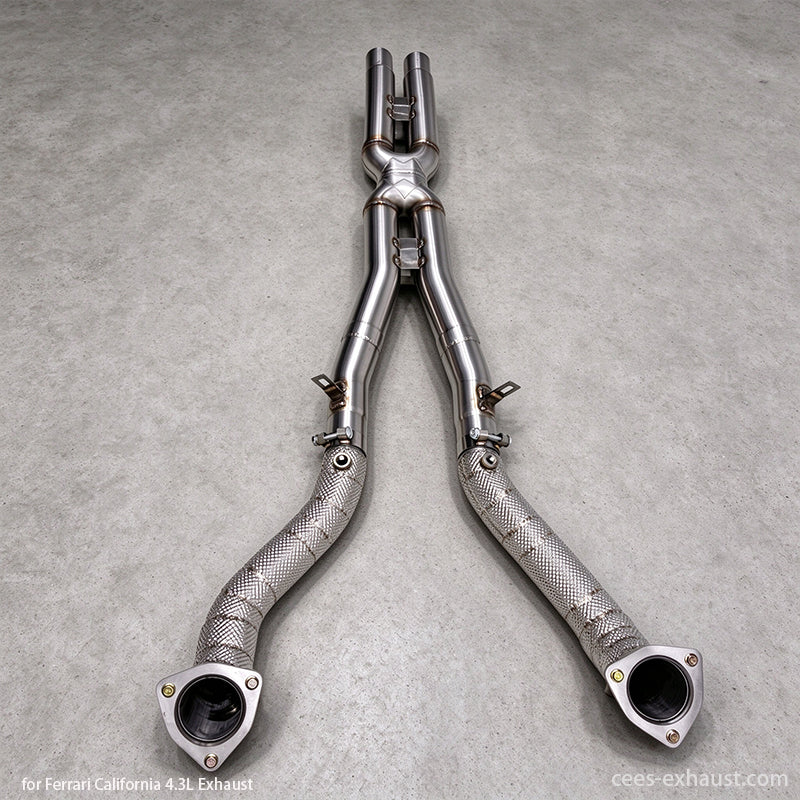 ferrari california exhaust system