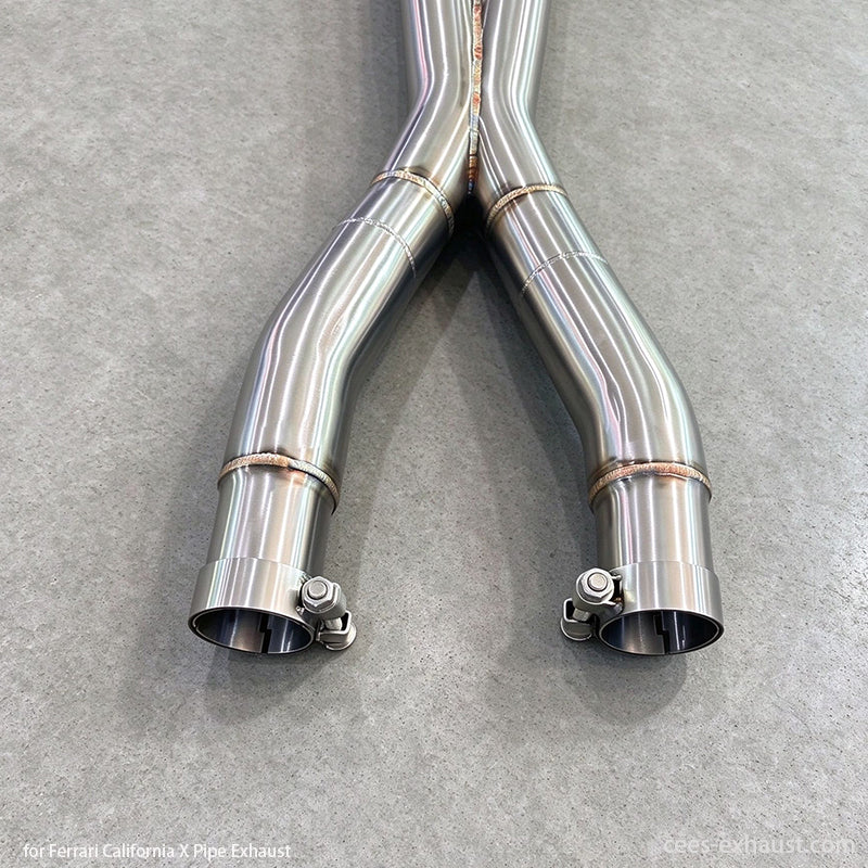 ferrari california midpipe exhaust