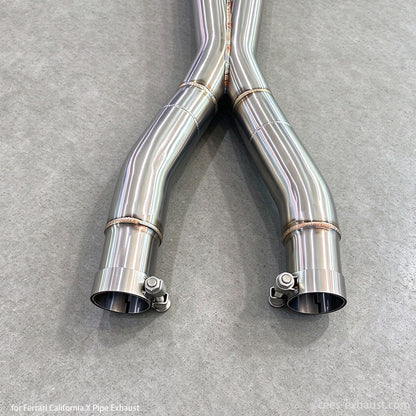 ferrari california midpipe exhaust