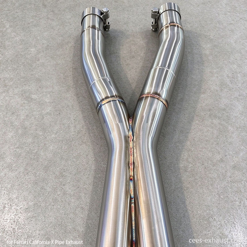 ferrari california midpipe exhaust