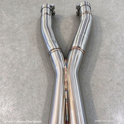 ferrari california midpipe exhaust