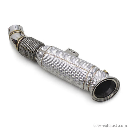 Toyota Supra A90/A91 Stainless Steel Heat Shield Header Downpipe Exhaust System