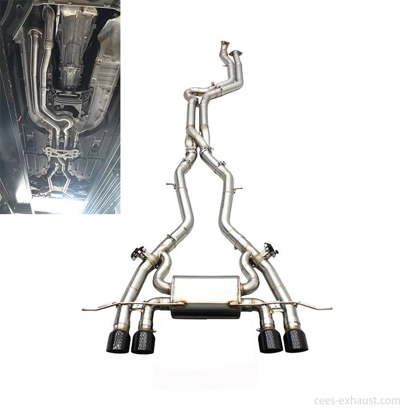 BMW G80 G82 G83 M3 / M4 Z Pipe Equal Length Midpipe Valved Sport Exhaust System