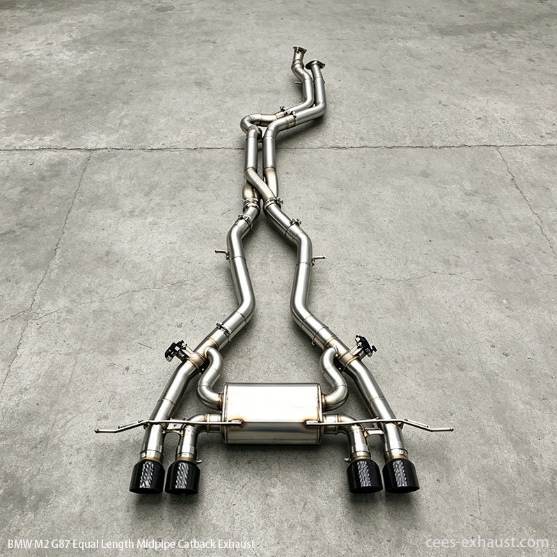 BMW G87 M2 Z Pipe Equal Length Midpipe Valved Sport Exhaust System