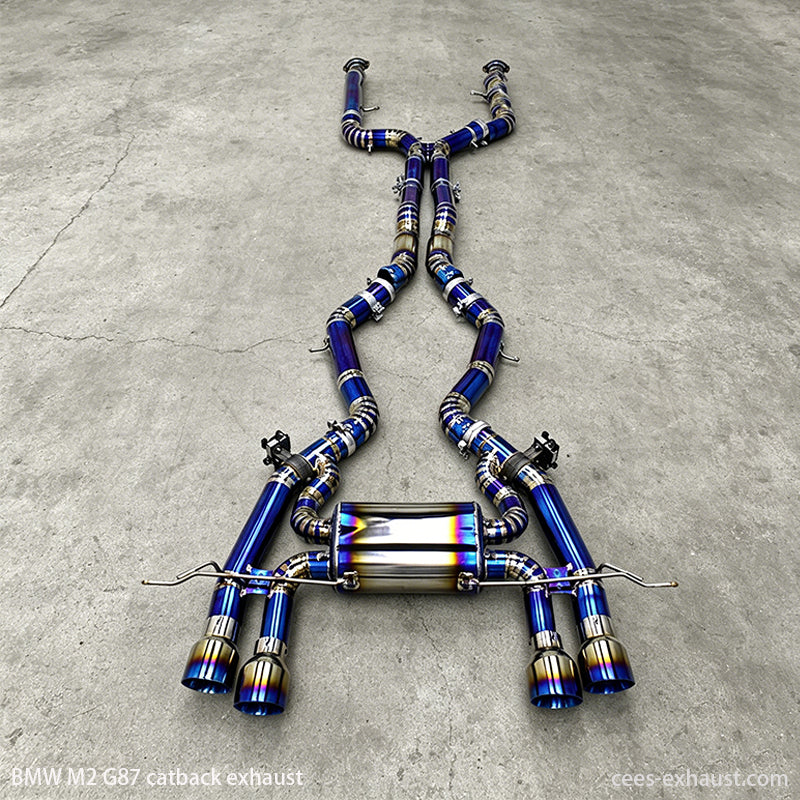 BMW M2 G87 Equal Length Catback Valved Exhaust System