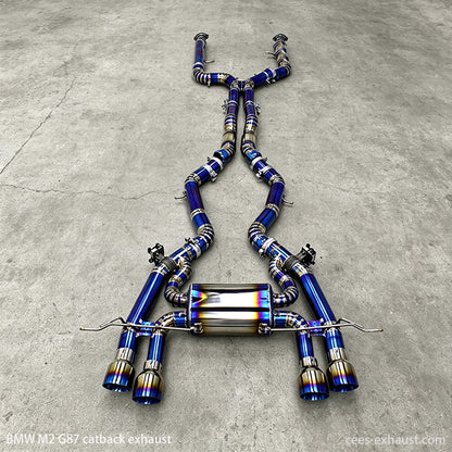 BMW M2 G87 Equal Length Catback Valved Exhaust System