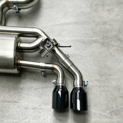 golf r mk7 exhaust pipes