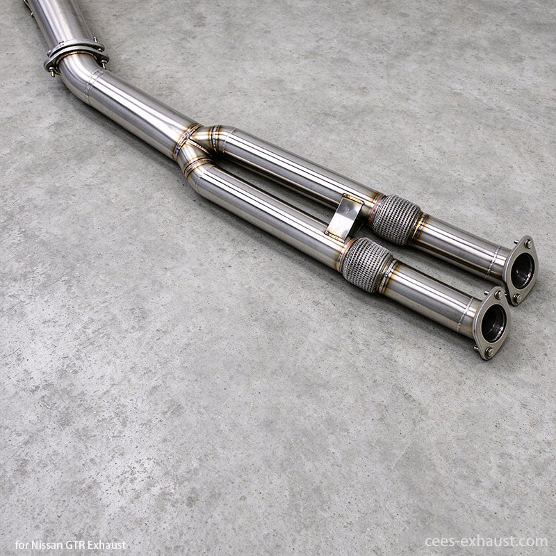 Nissan GTR R35 Valved Sport Exhaust System (Catback and Y-Pipe Exhaust)