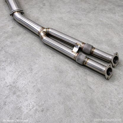 Nissan GTR R35 Valved Sport Exhaust System (Catback and Y-Pipe Exhaust)