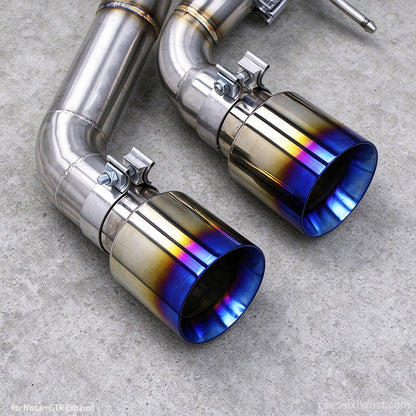 Nissan GTR R35 Valved Sport Exhaust System (Catback and Y-Pipe Exhaust)