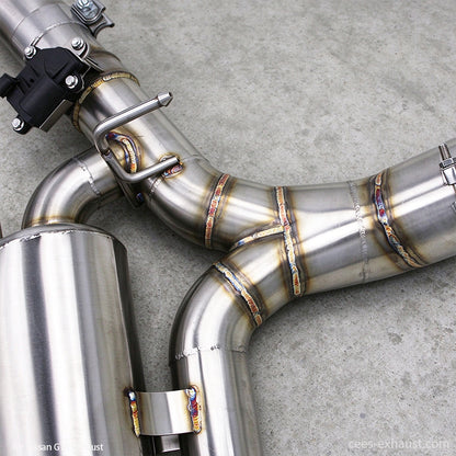 Nissan GTR R35 Valved Sport Exhaust System (Catback and Y-Pipe Exhaust)