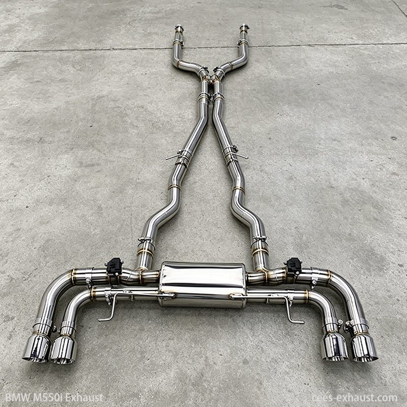 BMW M550/M550i G30/N63 4.4TT Valved Sport Exhaust System(in stock)