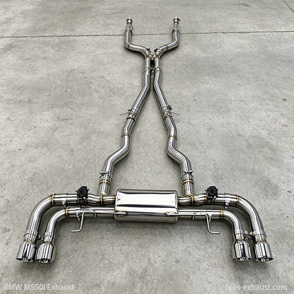 BMW M550/M550i G30/N63 4.4TT Valved Sport Exhaust System(in stock)