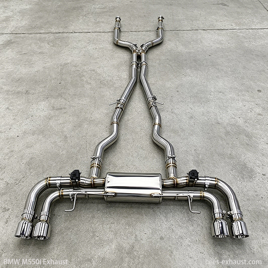 BMW M550/M550i G30/N63 4.4TT Valved Sport Exhaust System(in stock)