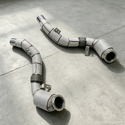 BMW G30 M550i Downpipe Exhaust System
