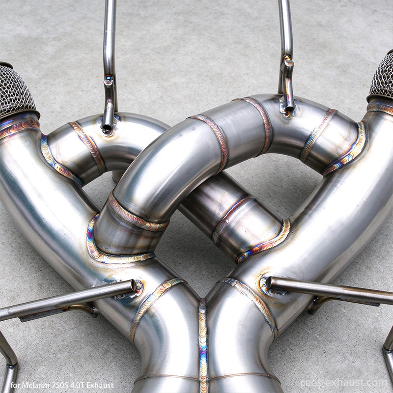 mclaren 750s exhaust