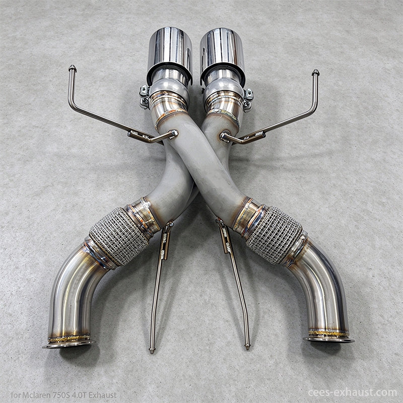 mclaren 750s exhaust system