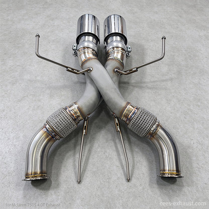 mclaren 750s exhaust system