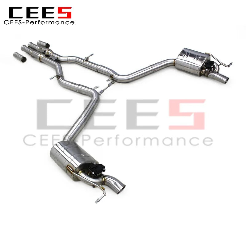 mercedes c218 valved muffler