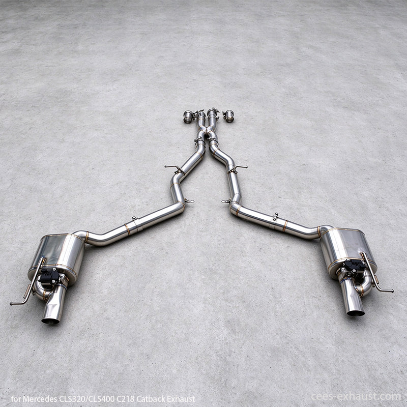 mercedes cls exhaust
