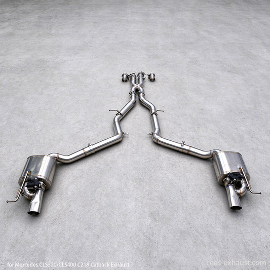 mercedes cls exhaust