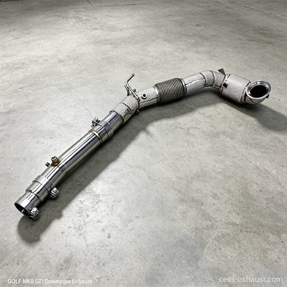 VW Golf 8 / MK8 GTI 2.0T High-Flow Performance Downpipe System