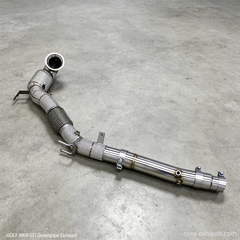 VW Golf 8 / MK8 GTI 2.0T High-Flow Performance Downpipe System