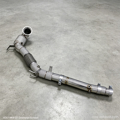 VW Golf 8 / MK8 GTI 2.0T High-Flow Performance Downpipe System