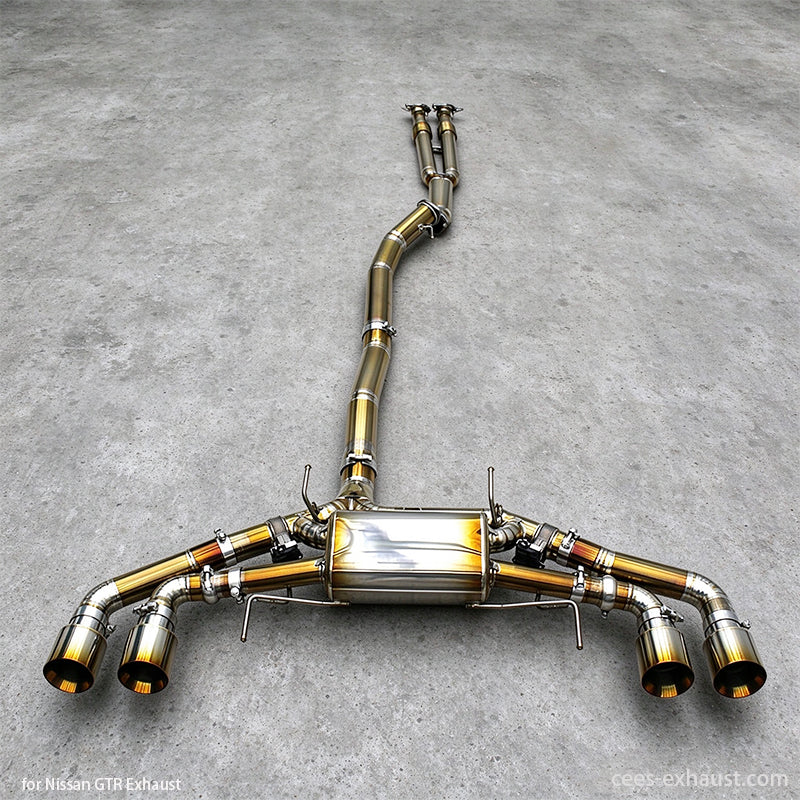 nissan gtr exhaust system