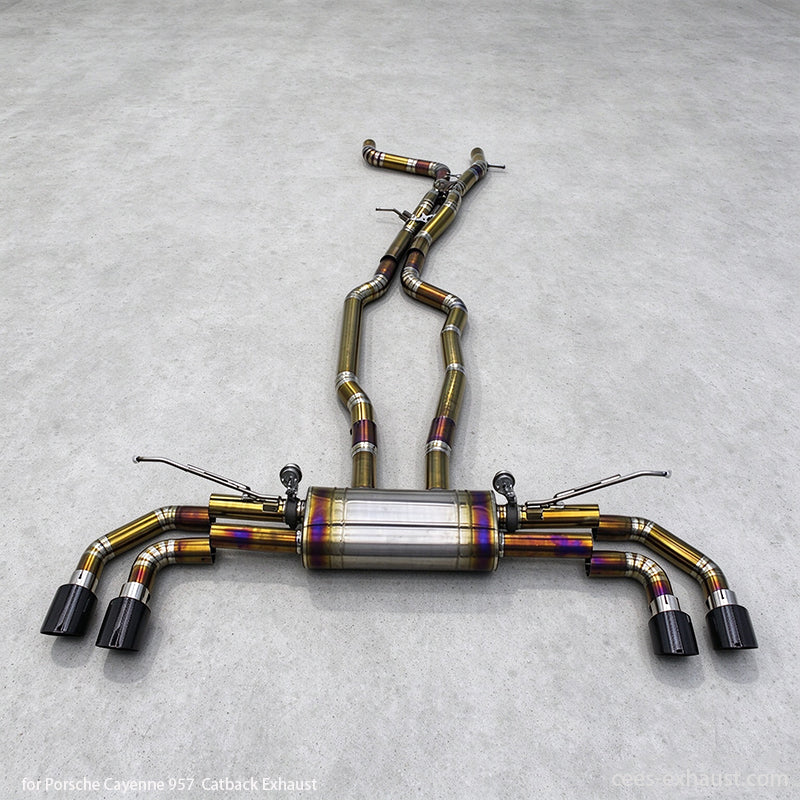 porsche Cayenne valved exhaust 