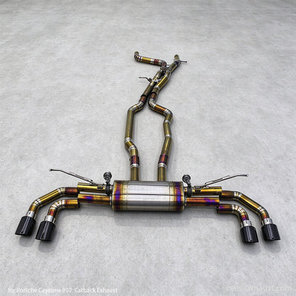 porsche Cayenne valved exhaust 