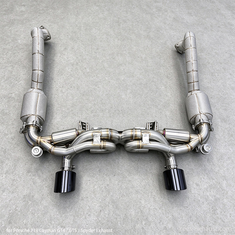 porsche 718 gt4 exhaust